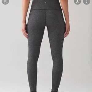 Lululemon full length gray Leggings size 6